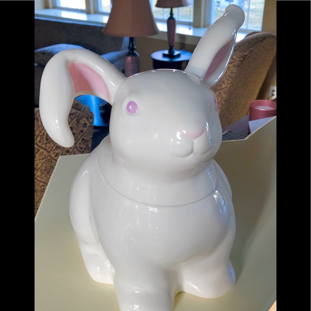 Easter Bunny Candy & Cookie Jar Easter Table Decor
